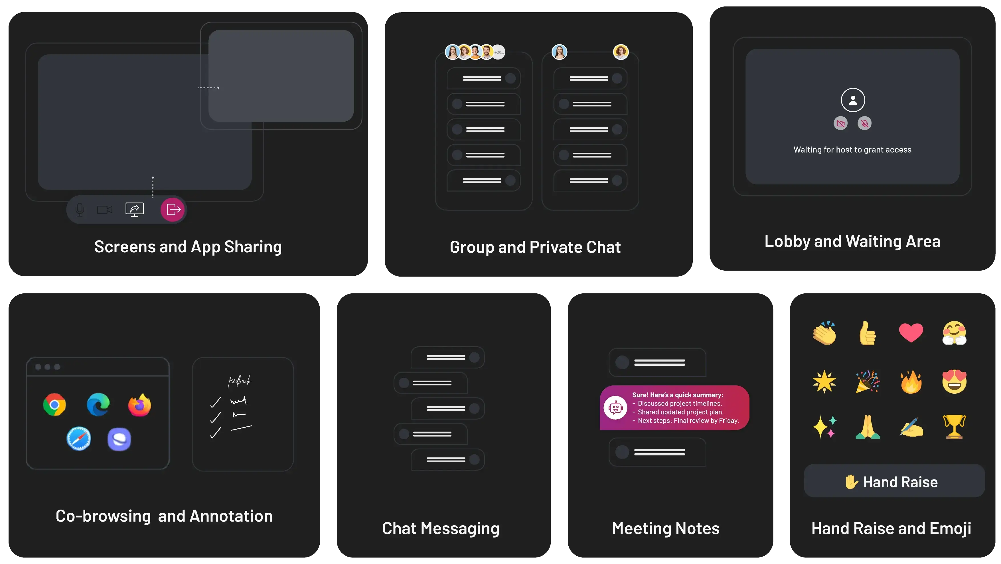 Video Call API features