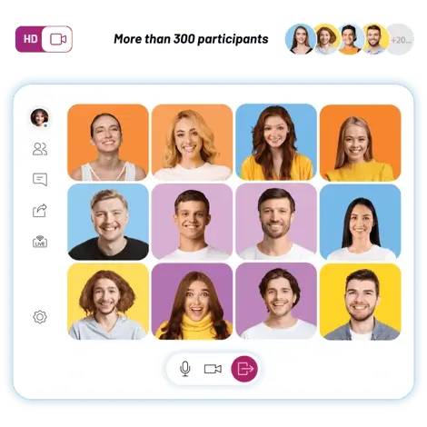 Large Scale Video Call API